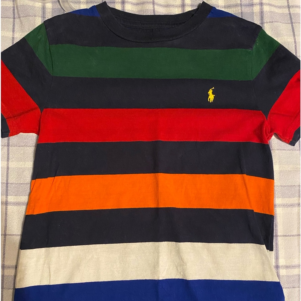 Pre-Owned Boys Multicolored Polo Ralph Lauren Shirt Size 6